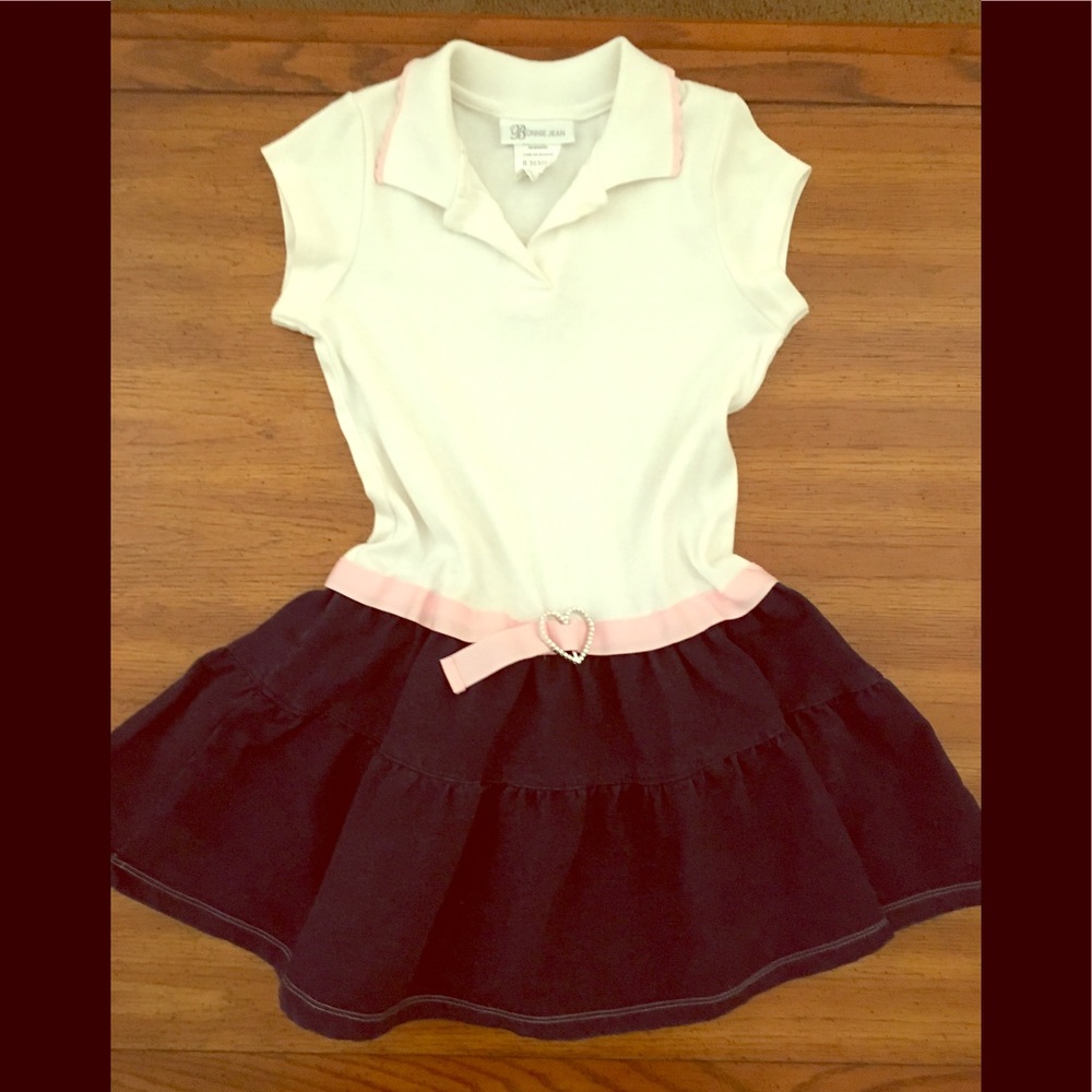 Girls Bonnie Jean denim dress sz 6